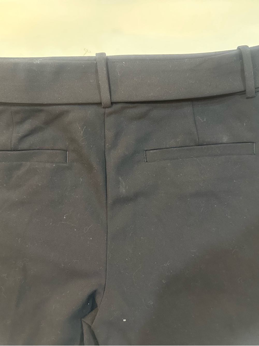 LOFT Black Riviera Tie Belt 4 Pocket Pintuck Stitch Detail Shorts - Size 6 - NWT - Picture 8 of 12